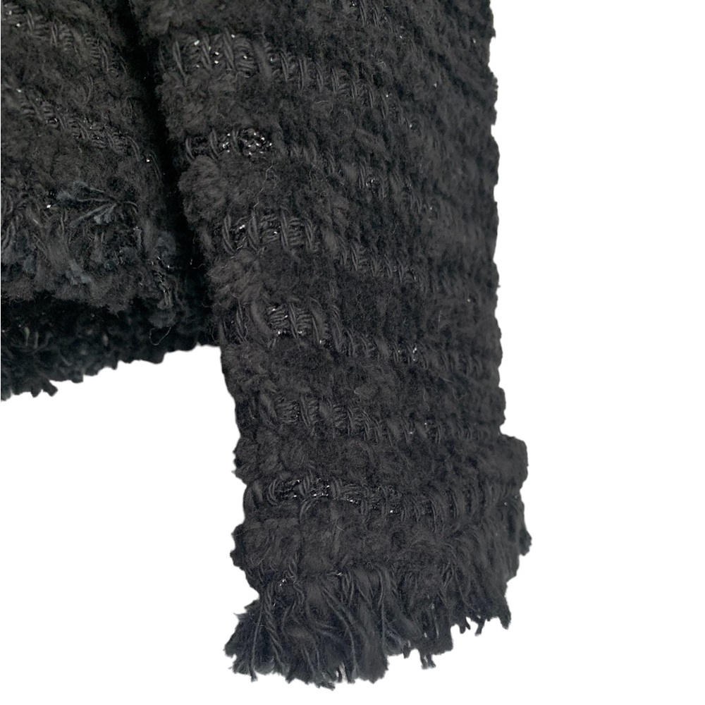 IRO PARIS SIANA Black Puff Sleeve Jacket size 42 - Picture 6 of 14